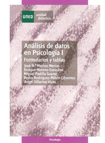 Libro Analisis De Datos En Psicologia I Formulari De Merino