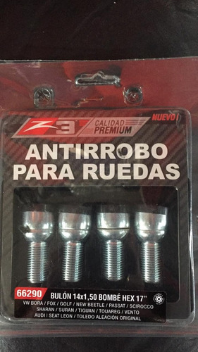 Tuercas Antirrobo Z3  Vw Bora Beetle Passat  Scirocco Suran 