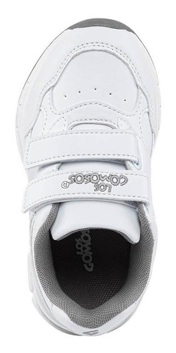 Imagen 6 de 8 de Tenis Colegiales Gomyschool V Blanco Unisex Los Gomosos