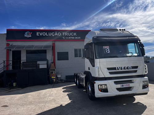 Iveco Stralis 6x2 400 Teto Alto 2013/ N Scania Volvo Axor