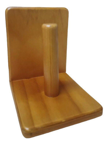 Porta Rollos De Papel  De Madera