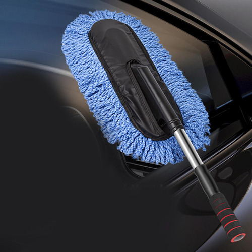 Hjq Cepillo De Coche Con Mango Telescópico Extensible Para