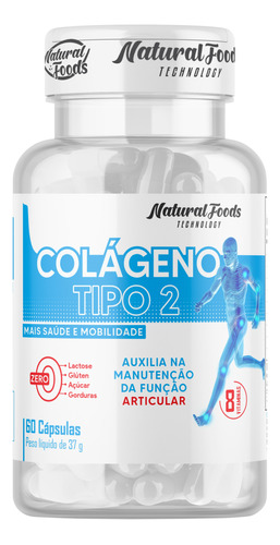 Colageno Tipo 2 Joelho E Articulação + Vitaminas 60 Caps Usa