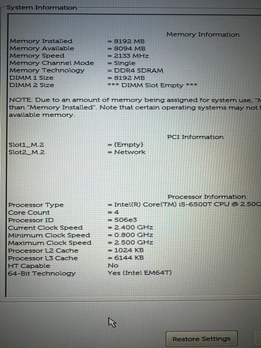 Pc Optiplex Dell Micro 3050 Core I5 6th Ram8gb Ssd480gb Wifi (Reacondicionado)