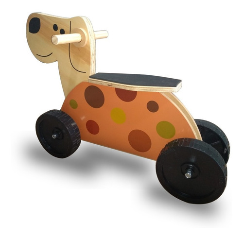 Imagen 2 de 3 de Pata Pata Andarin Caminador De Madera Woodymoto Doggy