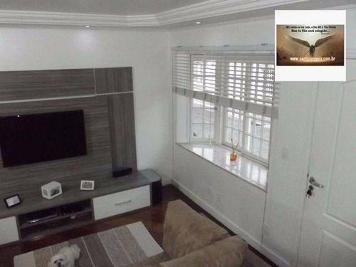 Imagem 13 de 30 de Sobrado Residencial À Venda, Vila Eldízia, Santo André. - So0046