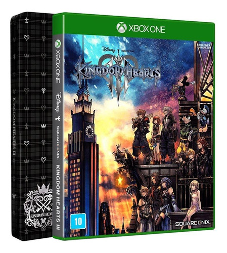 Kingdom Hearts 3 Xbox One Kh3 Steelbook Edition Mídia Física