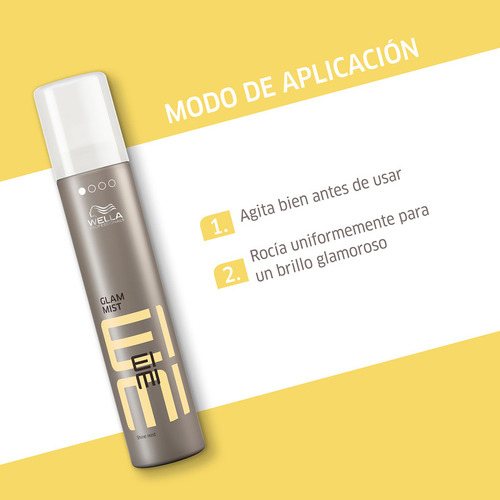 Spray Fijador Para Brillo Textura Wella Eimi Glam Mist 200ml