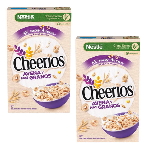 2 Pza Cereal De Avena Y Más Granos, 420 G