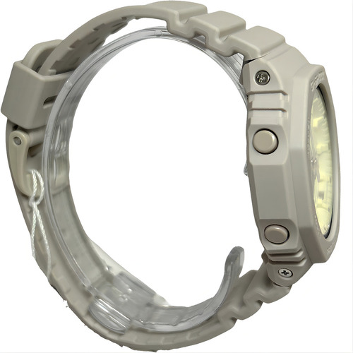 Reloj Casio G-shock GMA-S2100NC-4ADR, correa de protección con núcleo de carbono, bisel gris, fondo amarillo