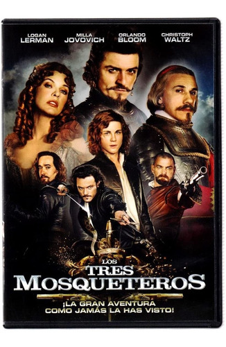 Los Tres Mosqueteros | Dvd Luke Evans Película Nueva