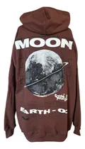Comprar Maxi Buzo Hoodie Grande Canguro Con Capucha Estampado Unisex
