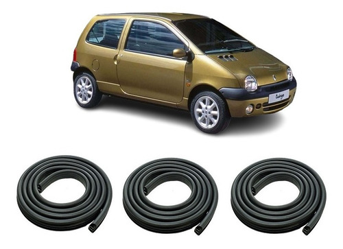 Renault Twingo Burletes De Puertas + Burlete Baul Walrod306