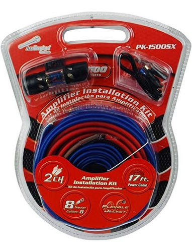 Kit De Cables Calibre 8 Para Sonido Car Audio Audiopipe