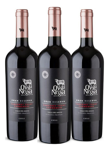 3 Vinos Oveja Negra Gran Reserva Cabernet Franc/carmenere