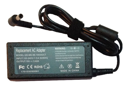 Cargador Compatible Con Laptop Laptop Msi Cr420 19v 3.42a