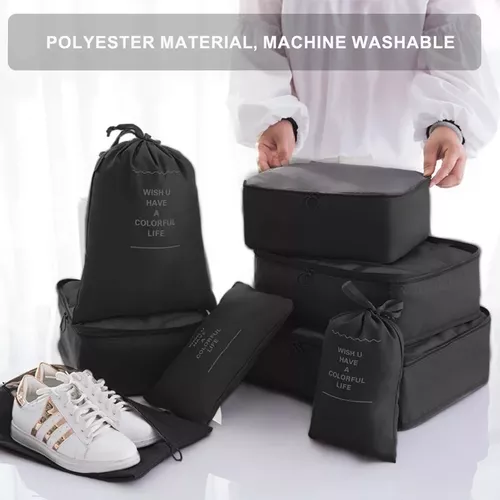 Bolsas Organizadoras De Maletas Para Viaje Impermeable 9 Pzs