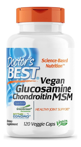 Glucosamina Condroitina Msm Doctor's Best 120 Veggie Caps