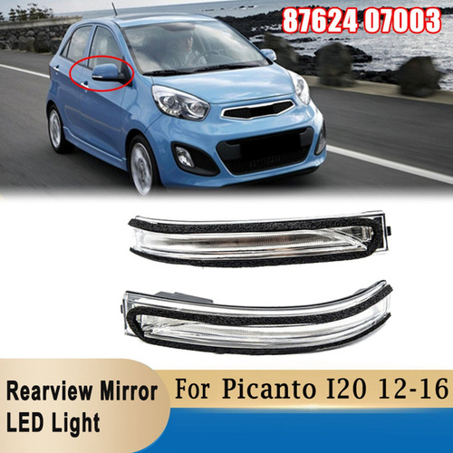 Espejo Retrovisor Lateral Del Coche, Luces Led Intermitentes