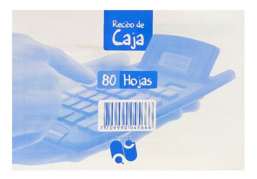 Recibo De Caja Original Y Copia X 80 Unidades, Media Carta
