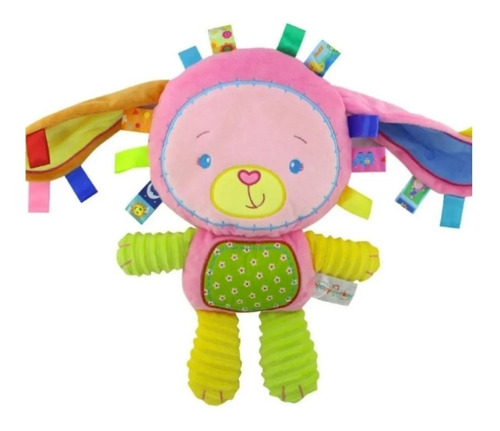 Peluche De Apego Con Texturas Sonajero Para Bebes 