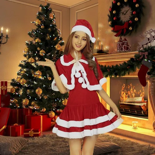 Vestidos de santa claus para mujeres bonitos clearance