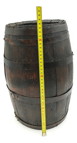 Barril De Madera Tonel De Vino Antiguo - Bar (Usado)