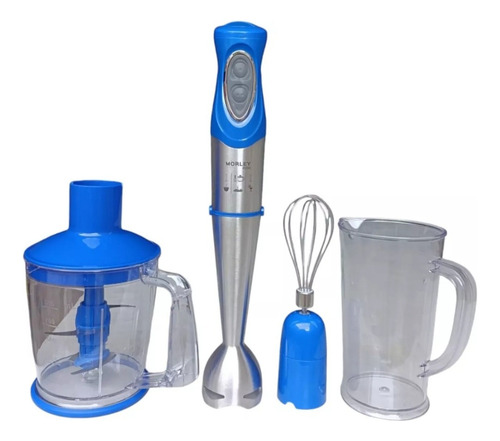 Minipimer Licuadora De Mano Mixer 990w Morley Azul