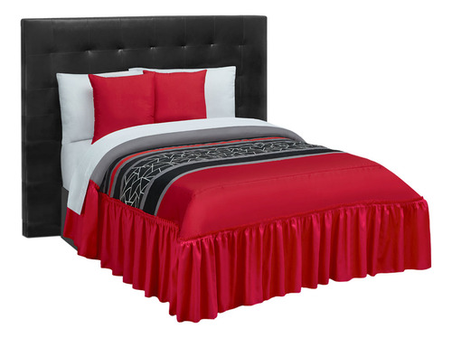 Edrecolcha King Size Grafito Con Cojines Decorativos