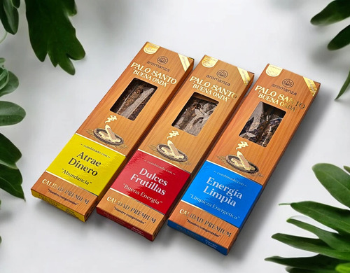 Sahumerios Palo Santo Buena Onda Aromanza Palo Santo / Super Palo Santo