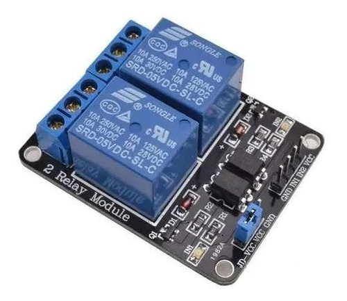 Módulo Relé Relay 2 Canais Optacoplados 5v Para Arduino Esp