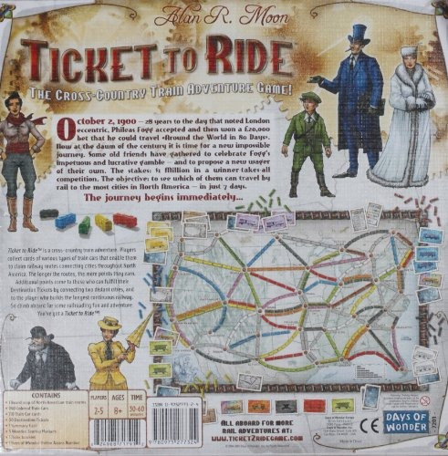 Ticket To Ride El Original Juego De Mesa Versión En Inglés