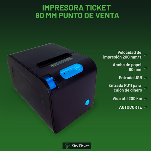 Kit Punto Venta Impresora 80mm Lector Inalámbrico + Software
