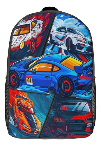 Mochila De Coche De Carreras Mochila Casual Coches Mochila D