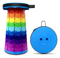 Comprar Banco Plegable Portátil, Taburete Plegable Para Camping, Banco Portátil Retráctil, Banco Ajustable, Banco Portable Multicolor. Ideal Para Fútbol, Picnic, Playa, Bbq, Pesca, Escalada, Parque Y Niños