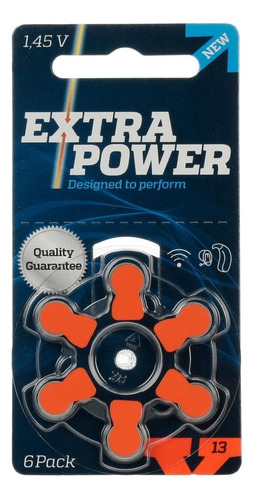 Extrapower 13 / Pr48 - 6 Baterias Para Aparelho Auditivo