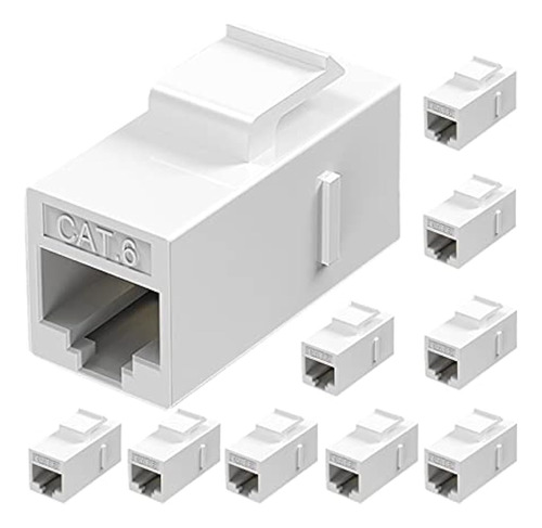 Cat6 Keystone Coupler Rj45 Ethernet Insert Jack Coupler Paqu