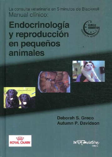 Libro Endocrinología Y Reproducción En Pequeños Animales Man