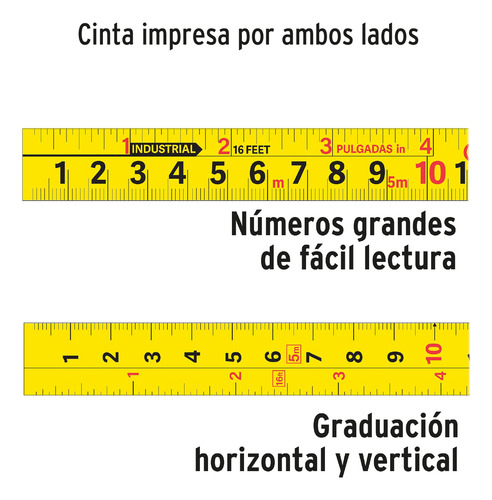 Flexómetro Gripper Contra Impactos 3 M Cinta 13 Mm, Truper
