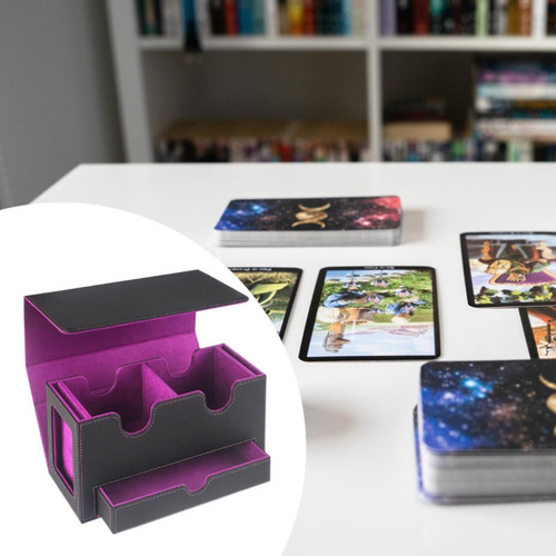 Caja De Baraja De Cartas Caja De Púrpura