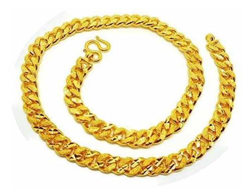 Collar Cuban Oro 24k 140g 10mm 28 