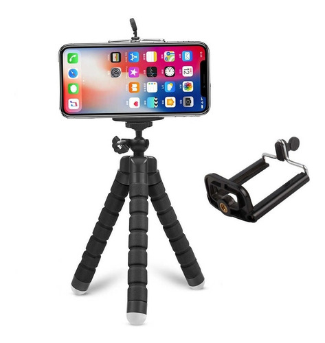 Mini Tripé De Mesa + Suporte Para Celular Kit Youtubers