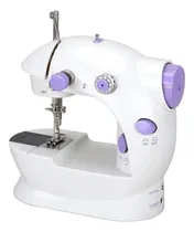 Comprar Mini Máquina De Costura Reta Vtr 1233 Portátil Branca Bivolt