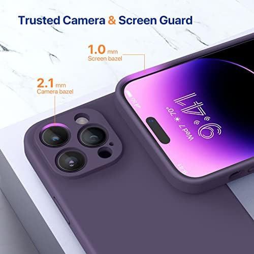 Capa Miracase Para iPhone 14 Pro Com Capa De Calça Roxa