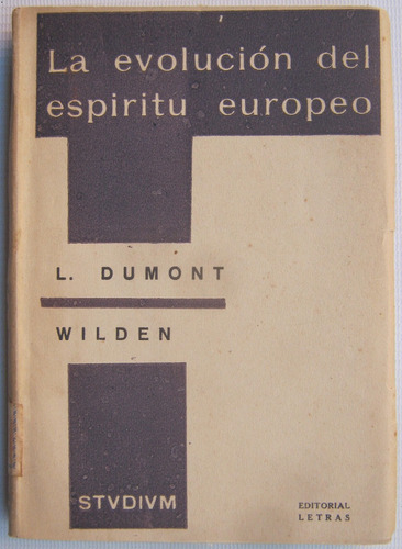 Evolucion Del Espiritu Europeo Dumont Wilden 1938