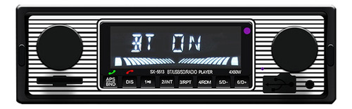 Bt Vintage Radio Reproductor De Mp3 Estreo Usb Aux Clsico