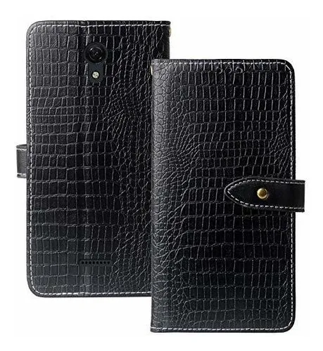 Funda De Cuero Premium Para Wiko Ride 2 - Ans Wiko Life 2 -