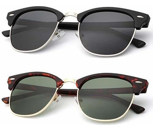 Polarized Sunglasses For Men And Women Semi-rimless Frame Dr