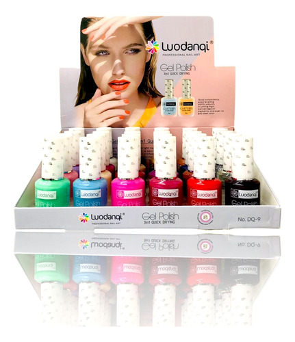 Esmalte Para Uñas 24 Colores Hermosos Secado Normal Multicolor