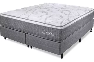 BF Colchões Cama Box BF Smart Spring Queen colchão pillow top 158x198cm